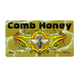 Etiquetas de produto de salmoura "Comb Honey"