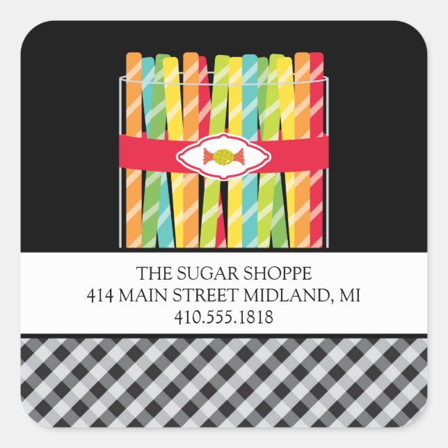 Etiquetas de produto doce (Frente)