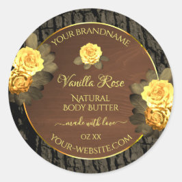 Etiquetas de Produto Floral Latido de Árvore de Ma