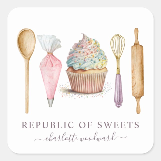 Etiquetas de produto para pastelaria cozinheira co (Frente)