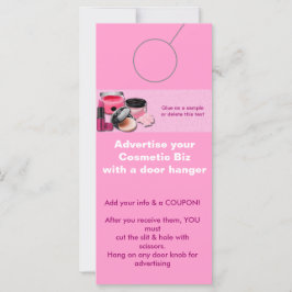Etiquetas de promoção de COR DOOR HANGER de public