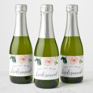 Etiquetas de Proposta de Bridesmaid de Blooms