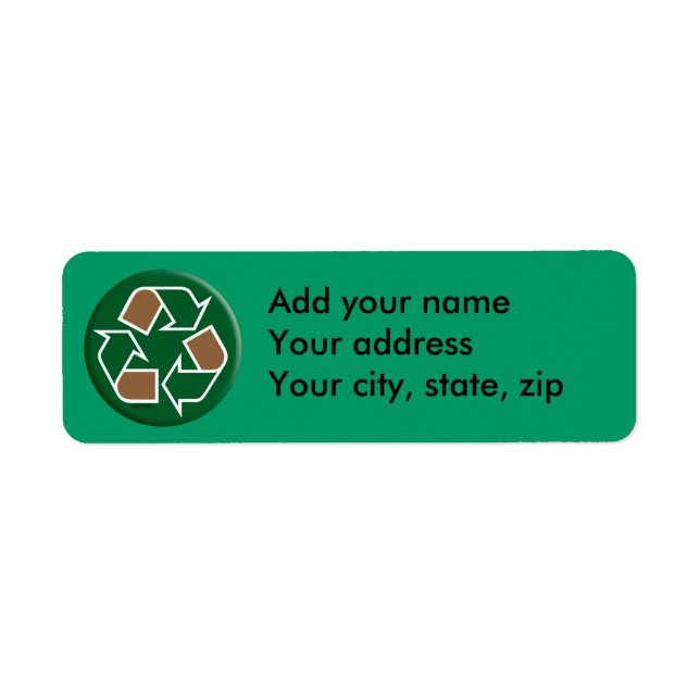 Etiquetas de Reciclar (Frente)