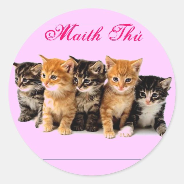 Etiquetas de recompensa da língua irlandesa (Frente)