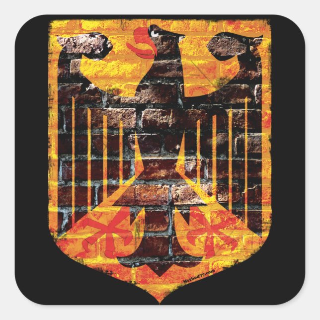 Etiquetas de repouso da águia alemã (Frente)