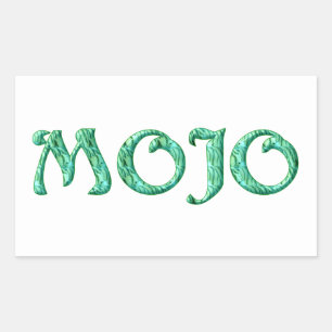 Etiquetas de retângulo mojo