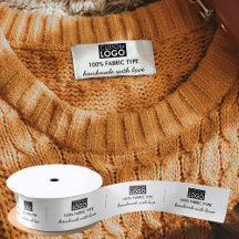 Etiquetas de roupas de logotipo para marcas de mão