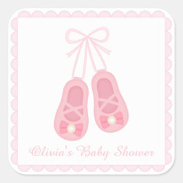 Etiquetas de Sapatos de Bailarina para Chás de Beb