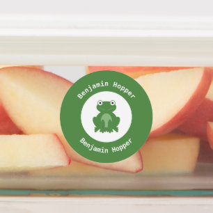 Etiquetas de sapo à prova de água para campos es