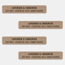 Etiquetas de selo à prova de tampa de papel Kraft