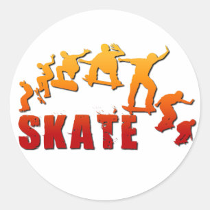 Etiquetas de skate