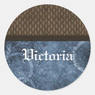 Etiquetas de Steampunk da engrenagem do metal,