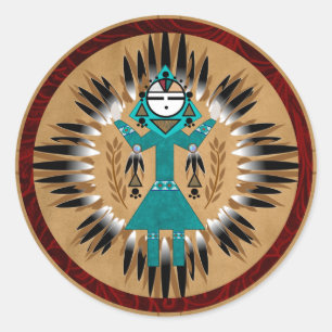 Etiquetas de Sunface Kachina