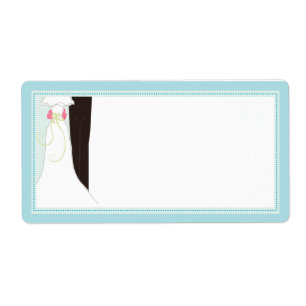 Etiquetas de transporte do casamento