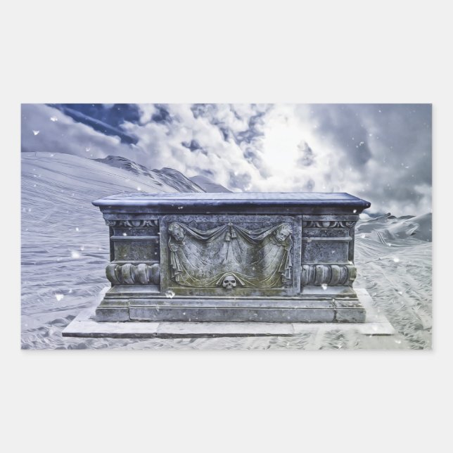 Etiquetas de tumba gótica (Frente)