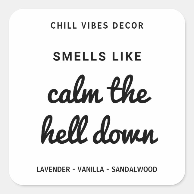 Etiquetas de Velas Brancas Testemunhas Modernas (Frente)