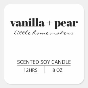 Etiquetas de Velas Modernas