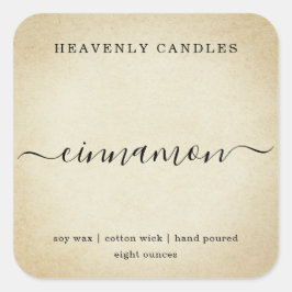 Etiquetas de Velas Simples