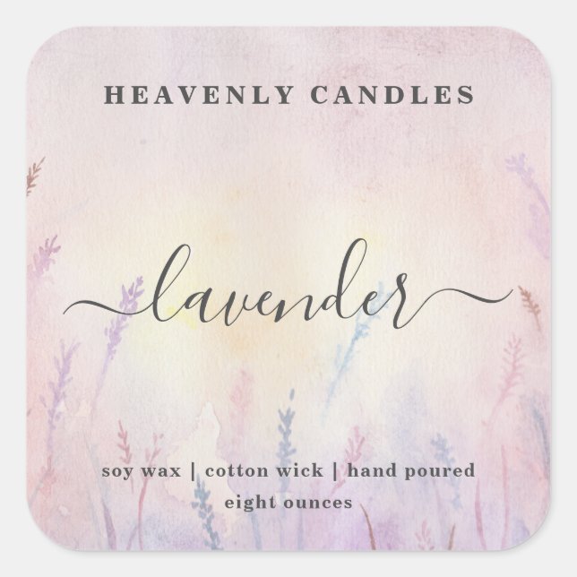 Etiquetas de Velas Simples (Frente)