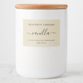 Etiquetas de Velas Simples
