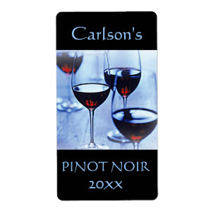Etiquetas de vinho caseiro (Vertical)