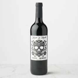 Etiquetas de Vinho Crânio Personalizado