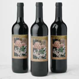 Etiquetas De Vinho De Casamento Personalizado, Gar