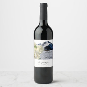 Etiquetas de vinho para Montanhas Neves e Flores