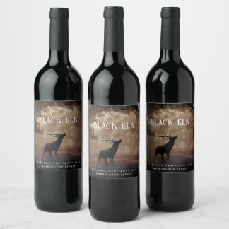 Etiquetas de Vinho Personalizadas da Floresta Negr