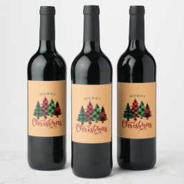 Etiquetas de Vinho Personalizadas, Natal de Férias