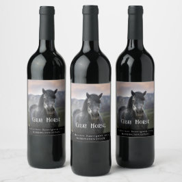 Etiquetas de Vinho Personalizadas para Cinzas de M