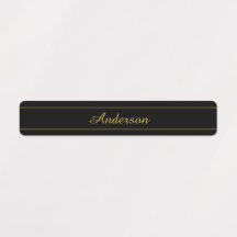 Design de texto preto e dourado personalizável sim