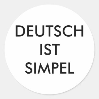 Etiquetas "Deutsch ist simpel" (Zagoooo)