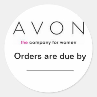 Etiquetas devidas por ordem Avon