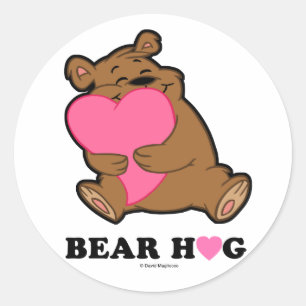 Etiquetas do abraço de urso