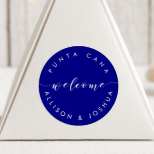 Etiquetas do adesivo de boas-vindas para Bolsas de