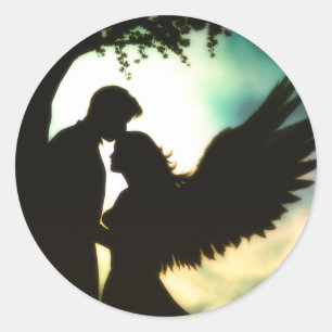 Etiquetas do anjo da divindade