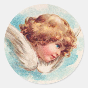 Etiquetas do anjo do Victorian