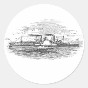 Etiquetas do barco a vapor de Mississippi