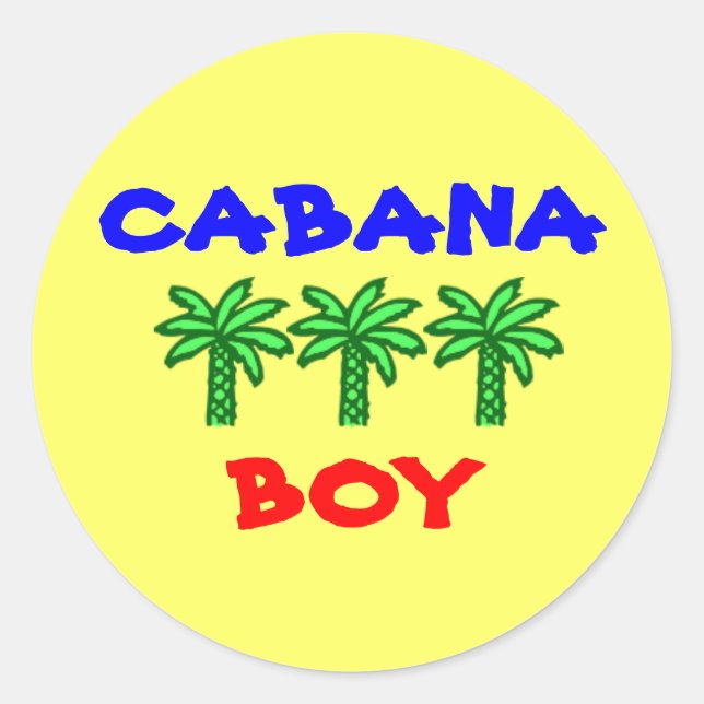 Etiquetas do Cabana Boy (Frente)