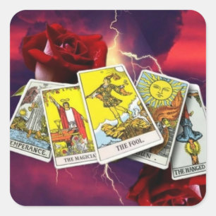 Etiquetas do cartão de Tarot