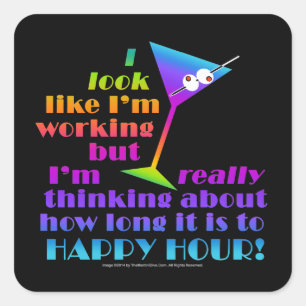 Etiquetas do cocktail - quanto tempo ao happy hour