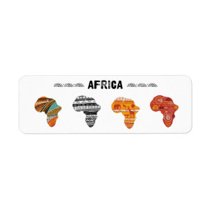 Etiquetas do continente africano