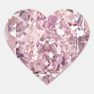 Etiquetas do coração do diamante de Bubblegum