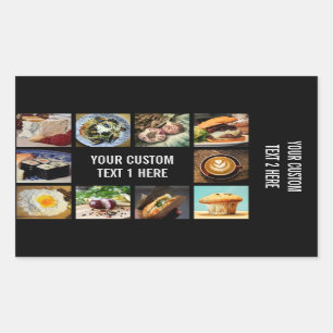 Etiquetas do costume de Foodie