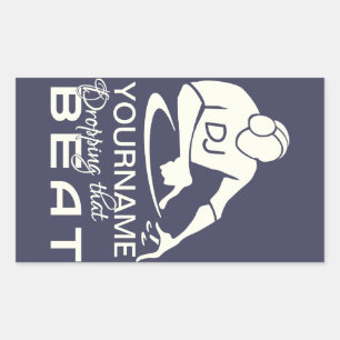 Etiquetas do costume do DJ