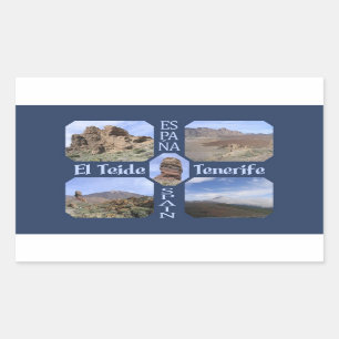 Etiquetas do costume do EL Teide