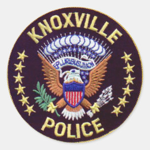 Etiquetas do departamento da polícia de Knoxville
