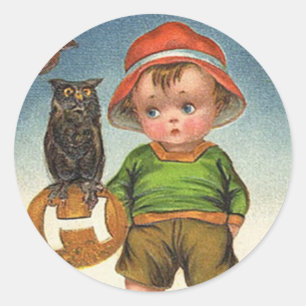 Etiquetas do Dia das Bruxas do vintage - doçura o