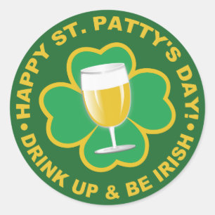 Etiquetas do dia de St Patrick